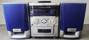 Aiwa NSX-AJ200 Shelf Stereo System 3 CD AM FM AUX w/ Remote Tested Pristine
